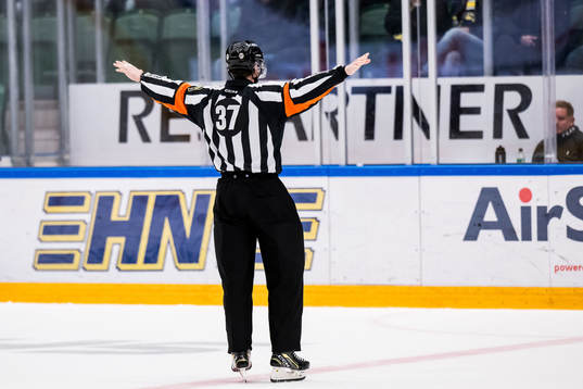 Domare Johan Wedin dömmer bort ett straffmål för HV71