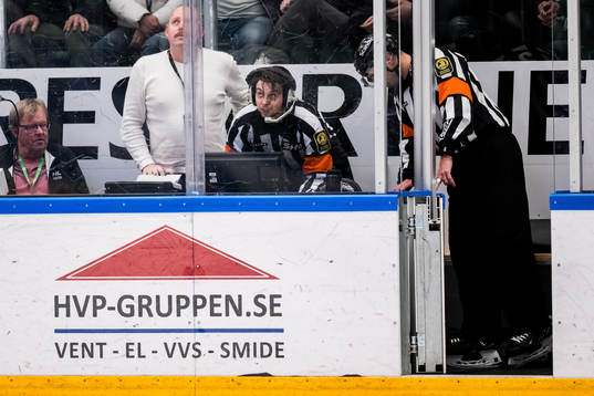 Domare Johan Wedin och Domare Johan Magnusson ringer på