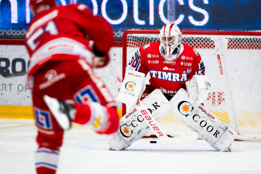 Timrås målvakt Jacob Johansson