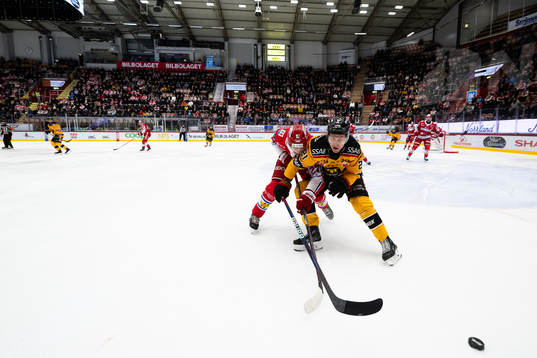 Timrås Oliver Johansson och Luleås Juhani Tyrväinen