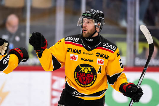 Luleås Linus Omark jublar