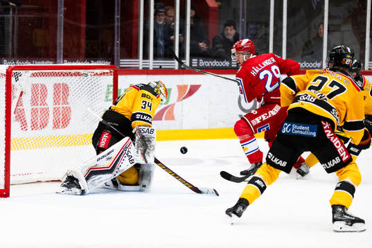 Luleås målvakt Joel Lassinantti och Timrås Filip