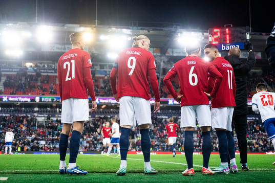 Stian Gregersen, Erling Braut Haaland, Patrick Berg and