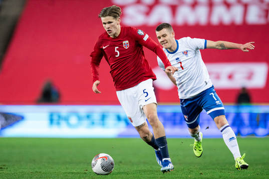David Møller Wolfe of Norway and Joannes Bjartalio of