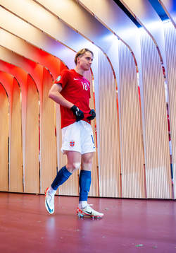 Kristian Thorstvedt of Norway at half-time