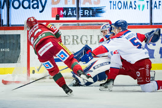 MoDos Mikkel Aagaard gör 1-0 målet