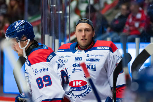 Oskarshamns målvakt Emil Kruse