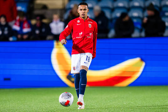 Fredrik Oppegård of Norway warms up