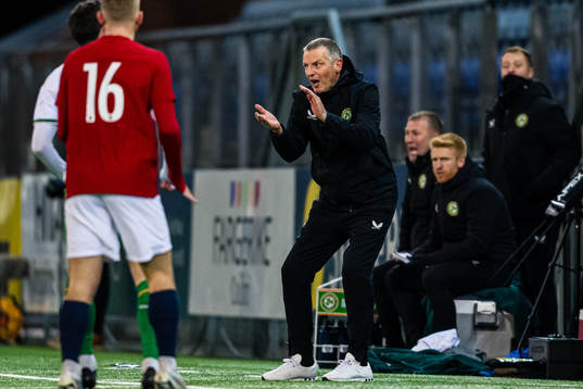 Jim Crawford, head coach of Ireland