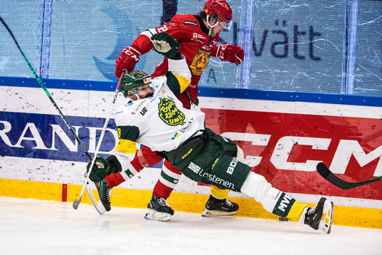 Björklövens Daniel Rahimi och Moras Måns Carlsson