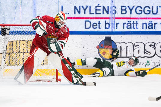 Moras målvakt Waltteri Ignatjew
