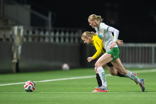 Häckens Novalie Jensen och Hammarbys Lykke Ihrfelt