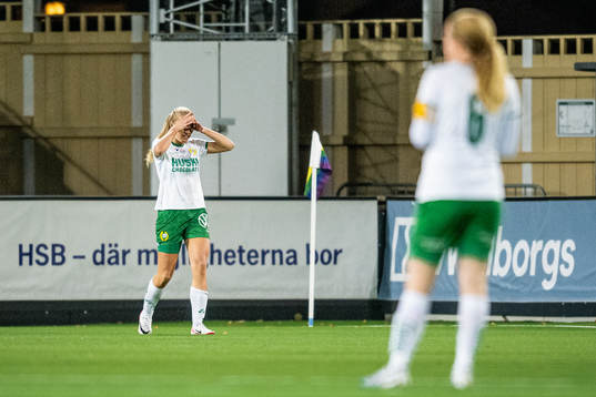 Hammarbys Smilla Holmberg deppar