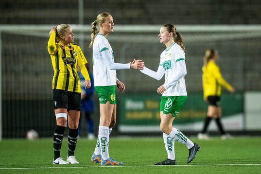Hammarbys Lykke Ihrfelt och Cornelia Cernjul