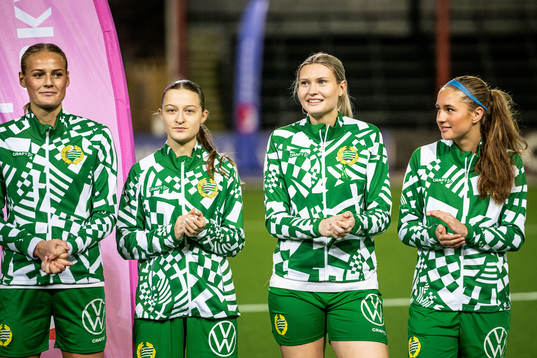 Hammarbys Lykke Ihrfelt, Sonja Windahl, Julia Krantz och