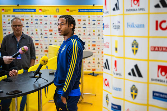 Jens Cajuste of the Swedish national football team in a