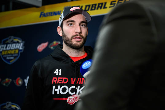 Shayne Gostisbehere of Detroit Red Wings