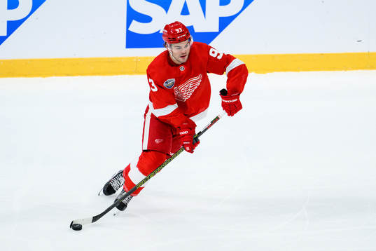 Alex DeBrincat of Detroit Red Wings