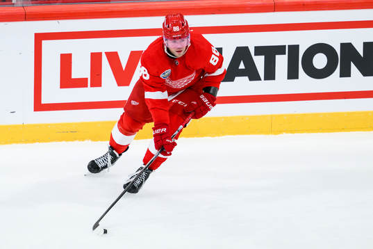 Daniel Sprong of Detroit Red Wings