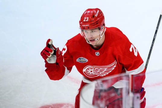 Lucas Raymond of Detroit Red Wings