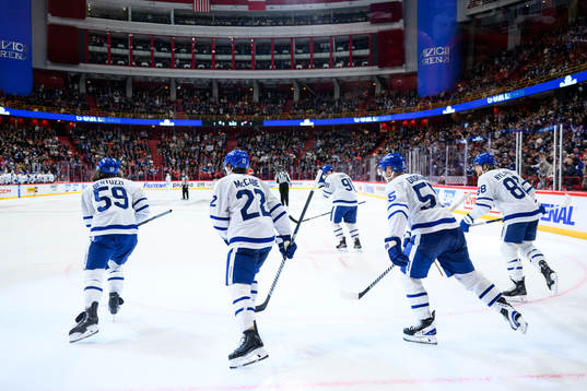 Tyler Bertuzzi, Jake McCabe, John Tavares, Mark Giordano