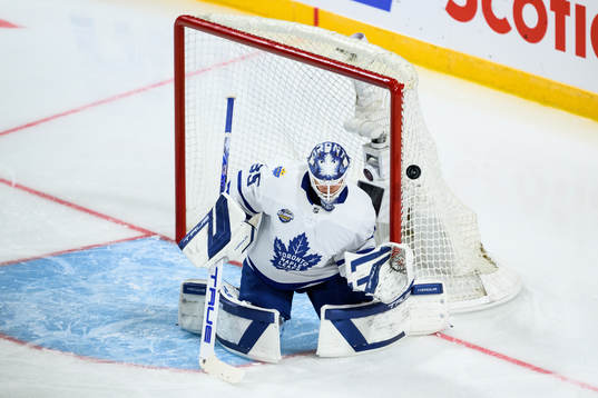 goalkeeper Ilya Samsonov of Toronto Maple Leafs