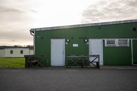 Omklädningsrum vid Välens Idrottsområde