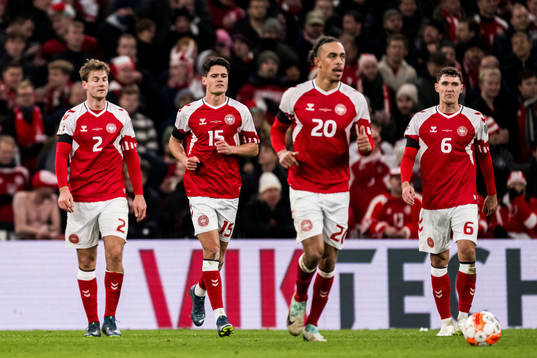 Joachim Andersen, Christian Nørgaard,, Yussuf Poulsen and