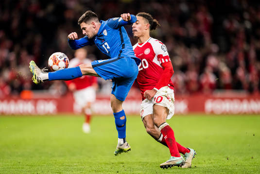 Erik Janza of Slovenia and Yussuf Poulsen of Denmark