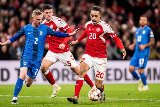 Zan Karnicnik of Slovenia and Yussuf Poulsen of Denmark