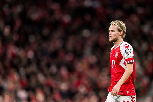 Morten Hjulmand of Denmark
