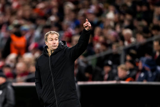 Head coach Kasper Hjulmand of Denmark