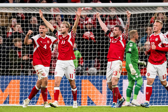 Jannik Vestergaard, Morten Hjulmand and Pierre-Emile