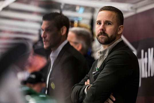 Björklövens tränare Viktor Stråhle