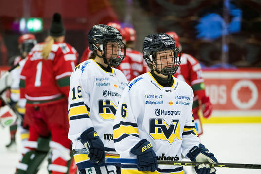 HV71s Kajsa Armborg deppar