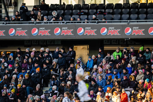 Spectators in the stands