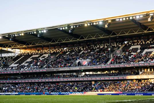 Spectators in the stands