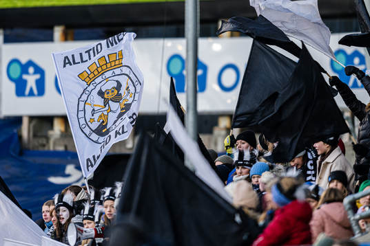 Spectators in the stands