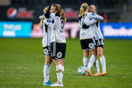 Emilie Marie Joramo and Cesilie Andreassen of Rosenborg
