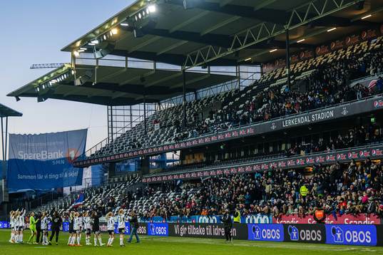 Players of Rosenborg celebrates