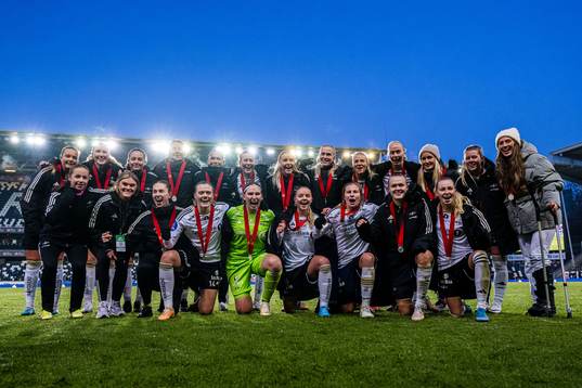Players of Rosenborg celebrates