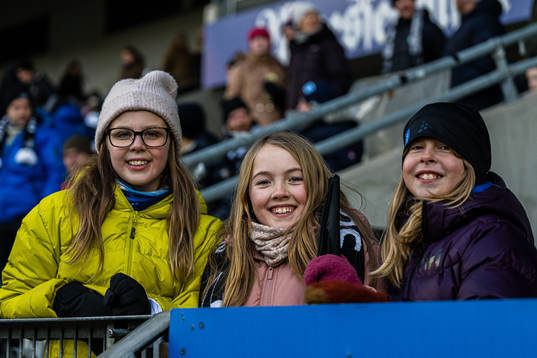Spectators in the stands