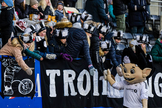 Spectators in the stands