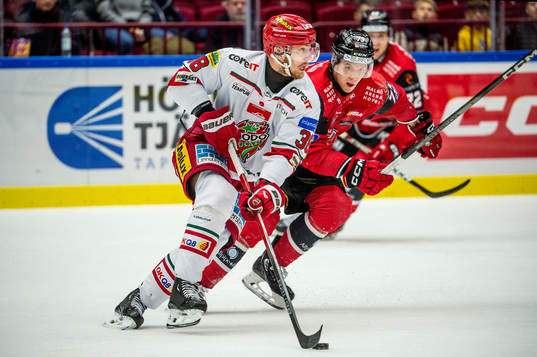 MoDos Johan Södergran mot Malmö Redhawks Adam Ollas