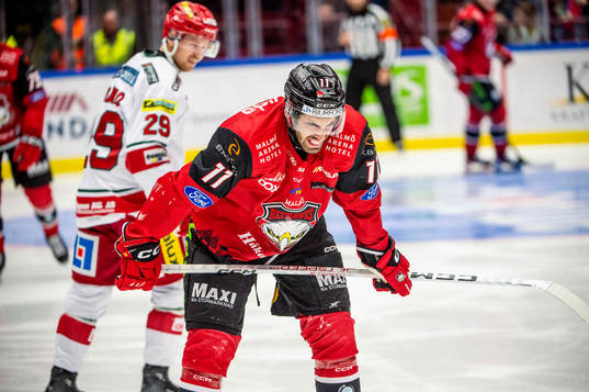Malmö Redhawks Markus Lauridsen deppar