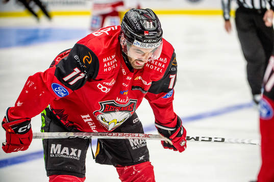 Malmö Redhawks Markus Lauridsen deppar