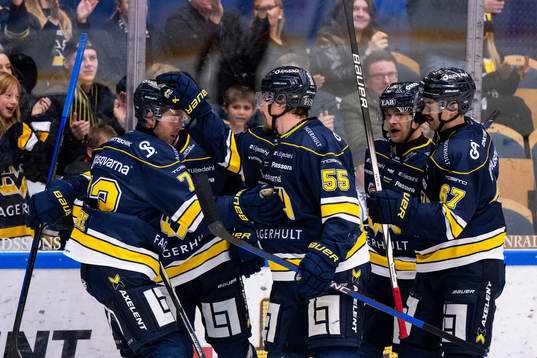HV71s Nicholas Shore jublar