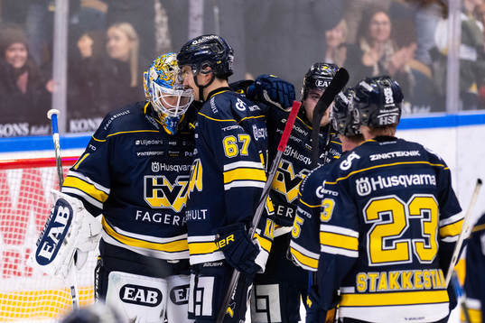 HV71s spelare jublar