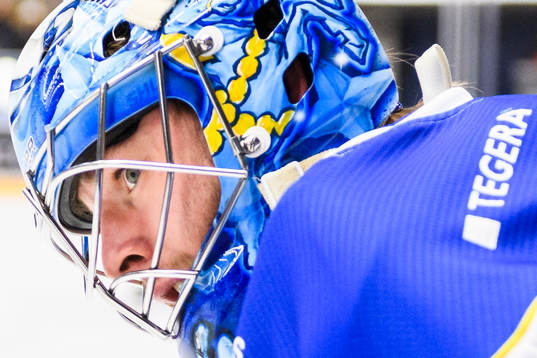 Leksands målvakt Filip Larsson