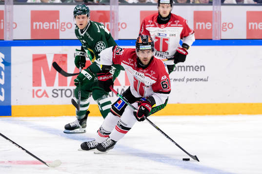 Färjestads Patrik Lundh och Örebros Ludvig Larsson